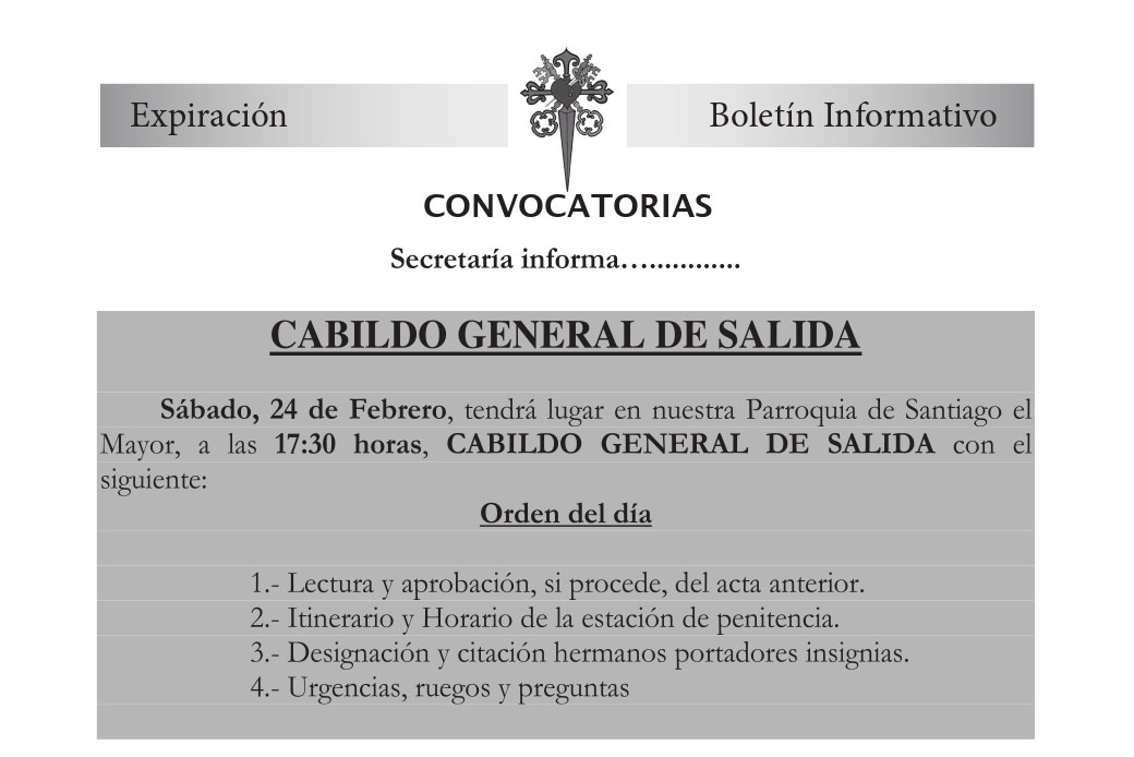 Cabildo de salida 2023