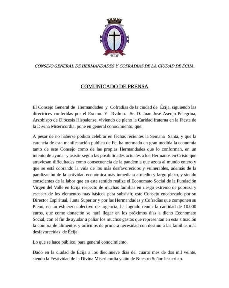 Comunicado economato